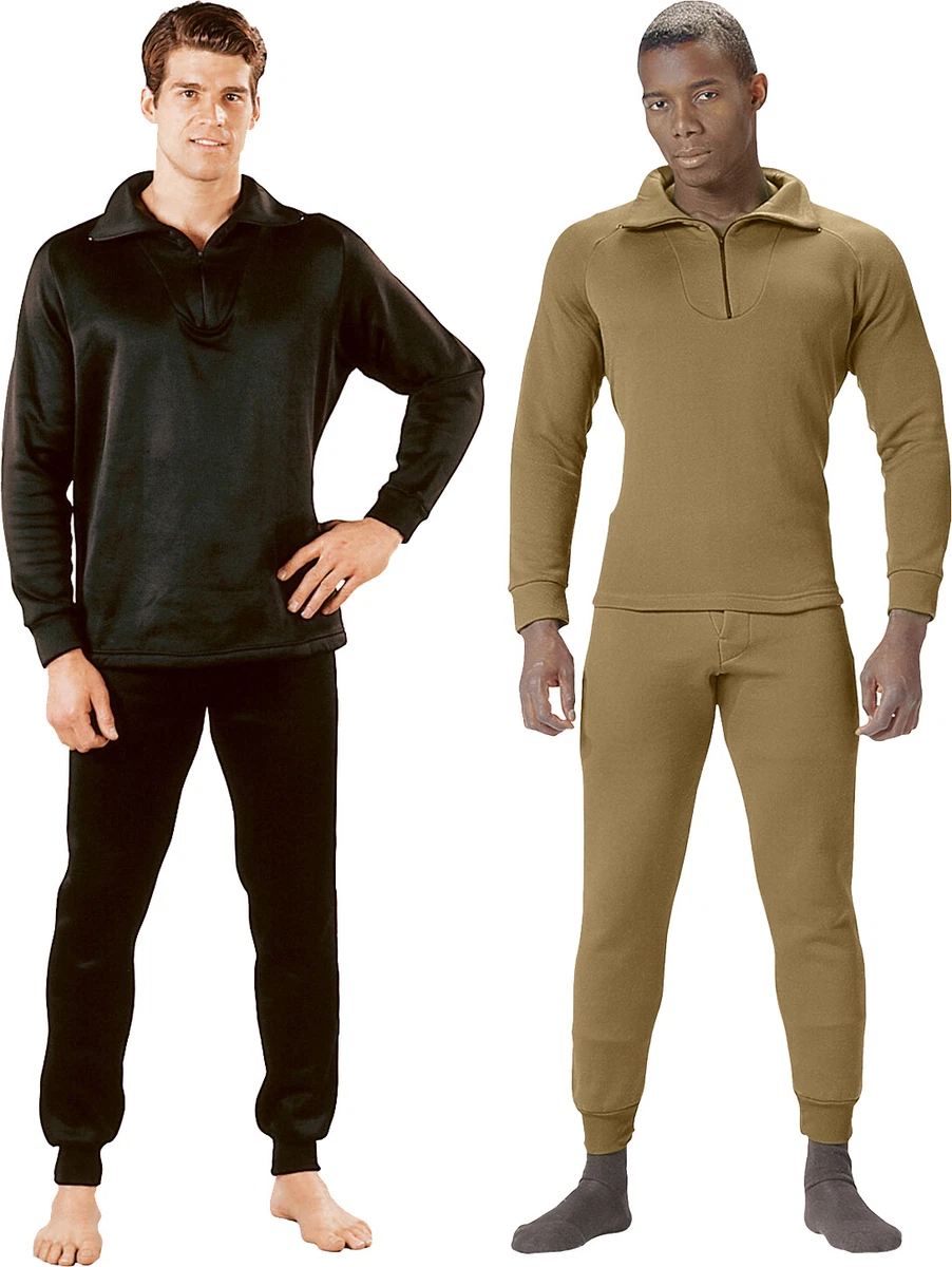 ECWCS Military Fleece Thermals Extra Warm Winter Underwear Long Johns Base  Set