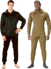 ECWCS Military Fleece Thermals Extra Warm Winter Underwear Long Johns Base Set