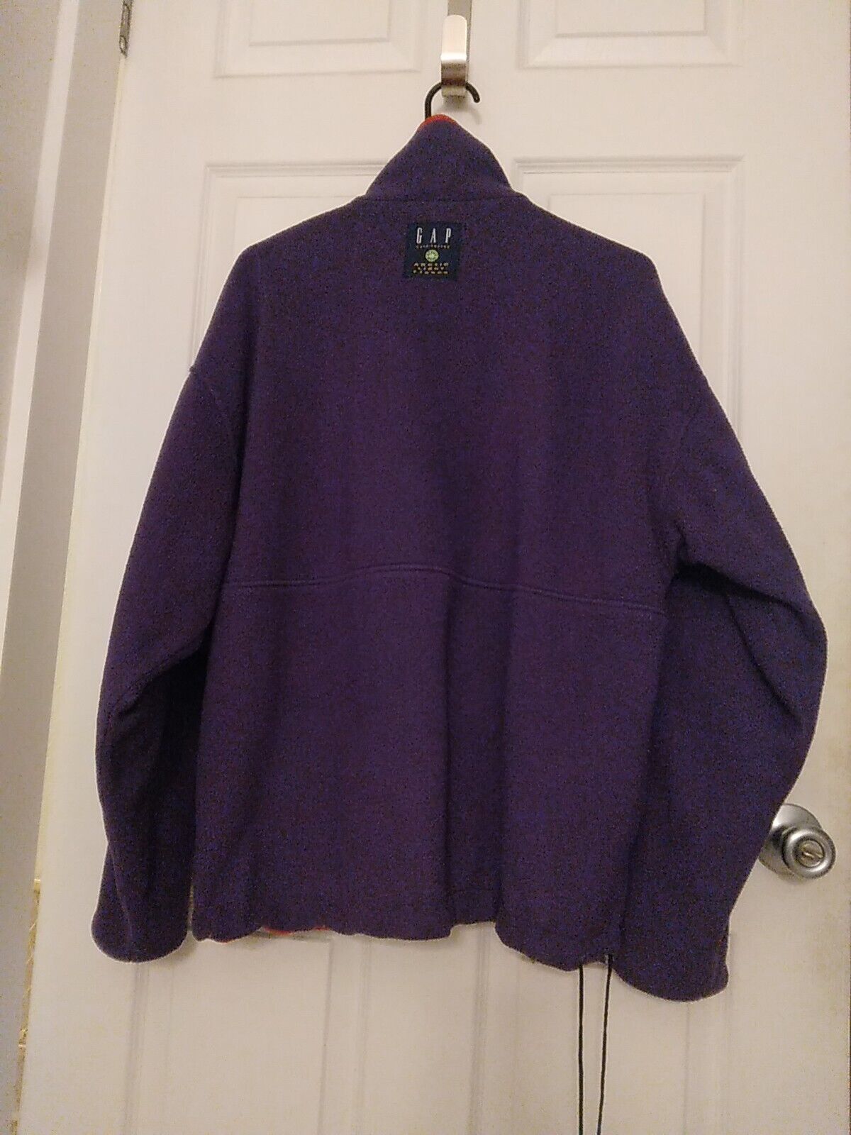 Gap Vintage Reversible Fleece Jacket Mens Large A… - image 4