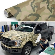 96 X 60 Army Camo Camouflage Desert Vinyl Film Wrap Air Bubble Free 8ft X 5ft