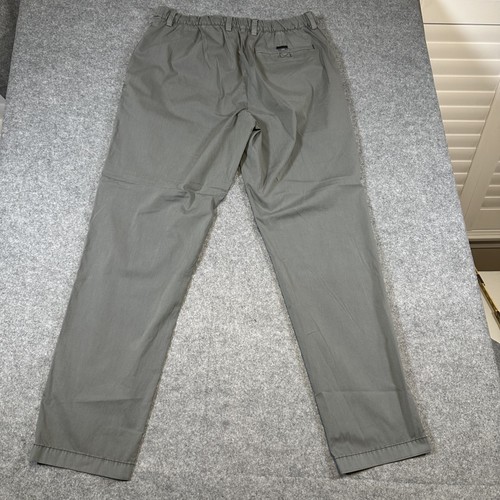 Vineyard Vines OTG On-The-Go Pants Mens Medium Gray Jet Black Stretch Hybrid - Picture 8 of 12