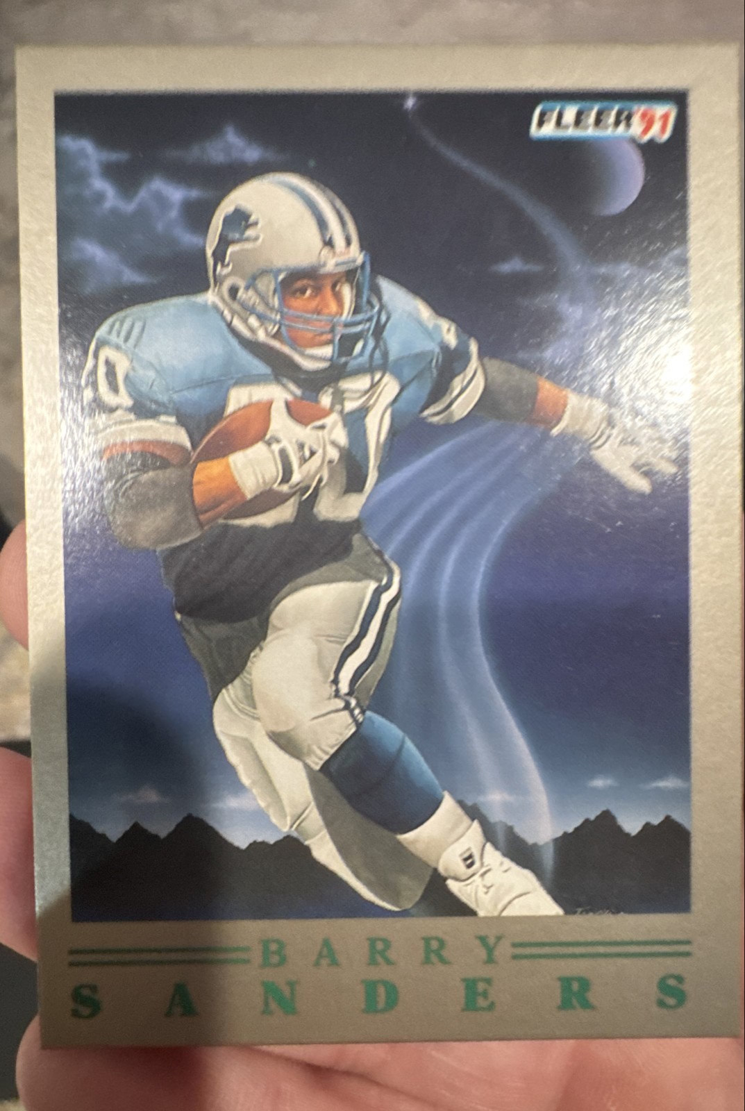 1991 Fleer - Pro Vision Barry Sanders #2