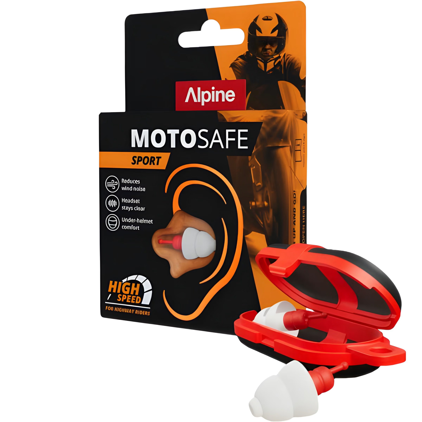 Alpine MotoSafe Sport Motorcycle Motorbike Earplugs