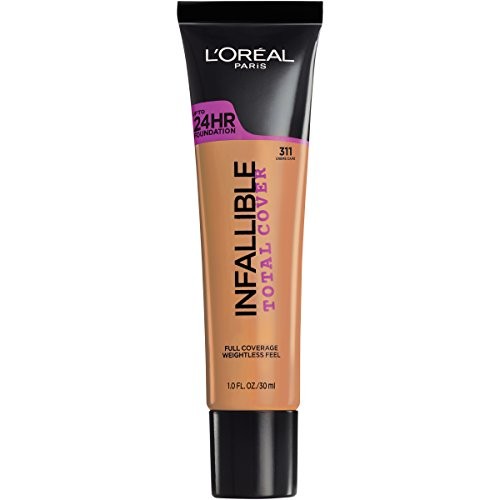 L'Oreal Paris Infallible Total Cover Foundation, 311 Creme Cafe, 1 Fl. oz. - Bild 1 von 1