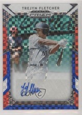 2019 Panini Prizm Draft Picks Red White & Blue /99 Trejyn Fletcher #44 Auto 0c2