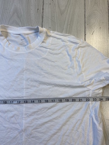 Nike Dri-fit Loose Fit T-shirt Large Over Size White Top - Picture 4 of 6