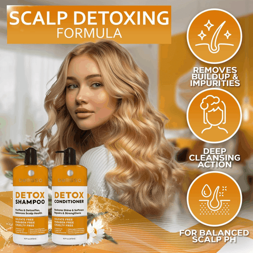 Detox Shampoo und Conditioner Set Ideal für fettiges Haar Männer und Frauen entfernen - Bild 2 von 7