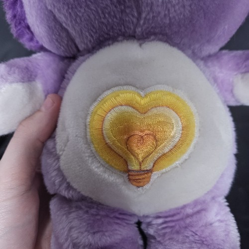 Vintage 1984 Care Bears 13" Stuffed Plush Bright Heart Raccoon Cousin Kenner - Picture 2 of 8