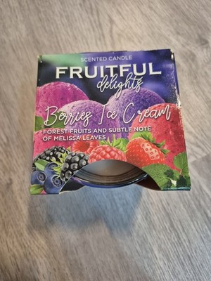 Scented Candle Fruitful Delights Berries Ice Cream Neu in Originalverpackung