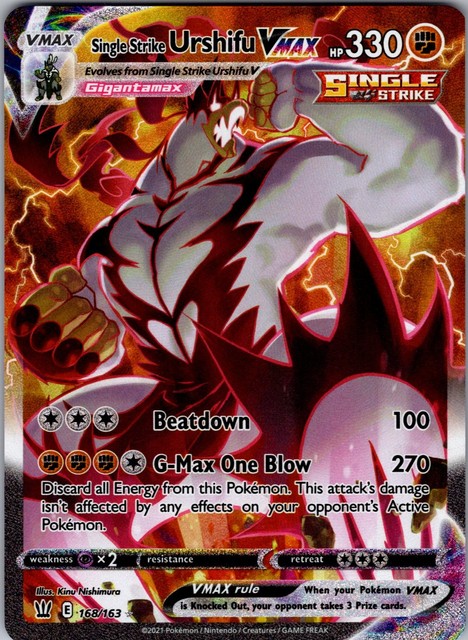Single Strike Urshifu VMAX #168 (Battle Styles (2021))
