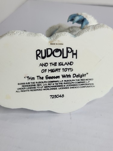 Enesco Rudolph Misfit Toys Bumble Yeti Christmas Figurine Trim The Season 2000 - Picture 4 of 6