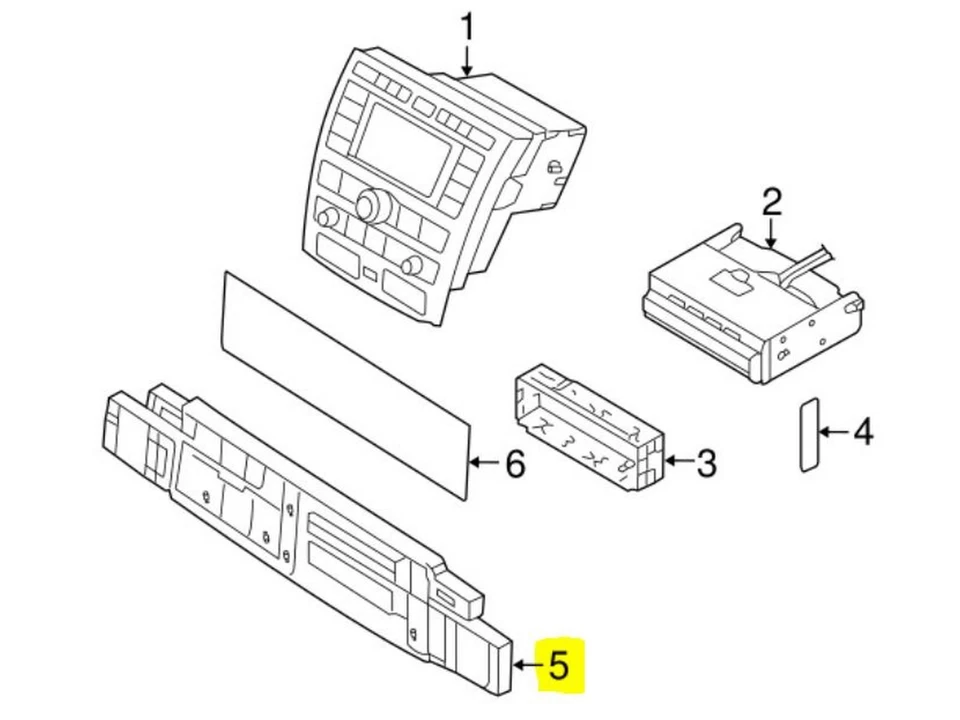 Antena GPS VW Phaeton GSM Teléfono Antena y Amplificador 3D0035507H Foto 4 de 4