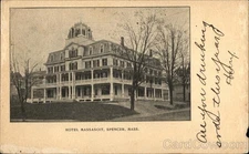 Spencer,MA Hotel Massasoit 1905 Springfield Worcester County Antique Postcard
