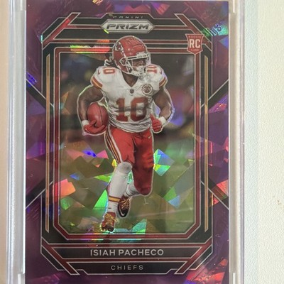 2022 Panini Prizm - Rookies Isiah Pacheco #352 Purple Ice Prizm /225 (RC)