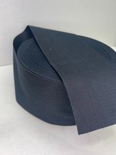 Black Herringbone Carpet Tape Binding Webbing 120mm 4 3/4" Stair Edge Fabric