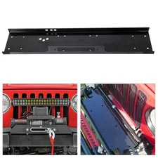 Recovery Winch Mounting Plate Mount Bracket For Truck Trailer SUV 4WD Universal