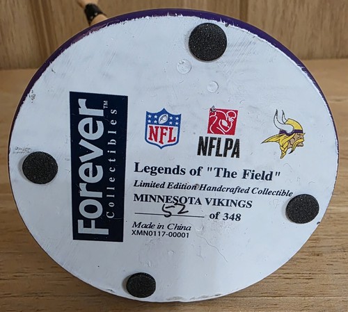 Minnesota Vikings Mascot HUB MEEDS Bobblehead NIB New in Box L.E. 52/348 (RARE) - Picture 5 of 6