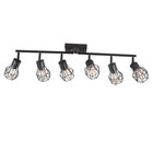 New ListingBlack Track Lighting Fixtures Ceiling,6-Light Farmhouse Track Lighting 6-light