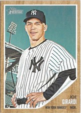 2011 Topps Heritage Joe Girardi #88 New York Yankees