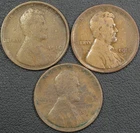 Lot of 3x 1910 S Lincoln Wheat Copper Cents 1C **POPULAR KEY DATE WHEATIES**