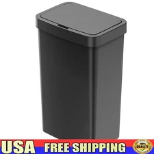 Automatic Motion Sensor Trash Can 13.2 Gallon Touchless Garbage Bin Kitchen New