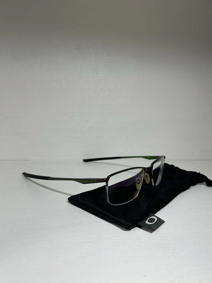 Oakley Eyeglasses Black/Green Frames OX3218-0254 Socket 5.5 Satin Pewter Offer! - Image 4 of 4
