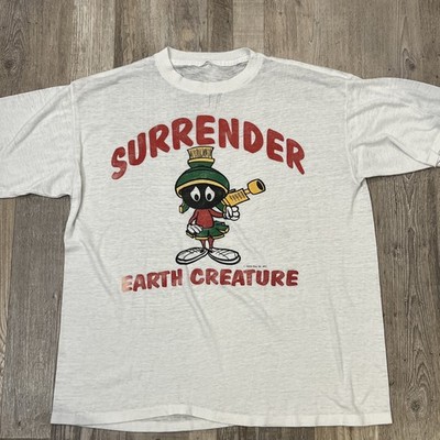 SUPER Rare 70s Looney Tunes Marvin the Martian Surrender Earth Creature Sz L