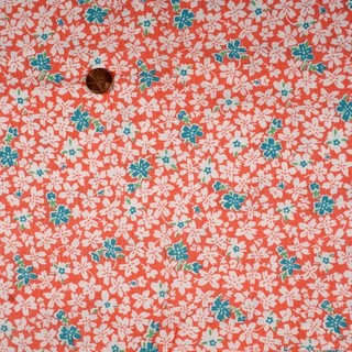 Vintage Feed Sack Fabric Bubblegum Pink Floral Full Sewn Bag 36x40 Feedsack