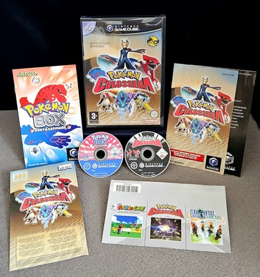 Pokemon Colosseum und Box Rubin Saphir Nintendo GameCube UK PAL komplett komplett 
