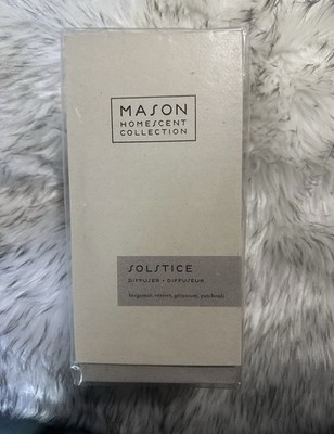 Pottery Barn Mason Homescent Collection Solstice Diffuser 6.7 fl oz Bergamot