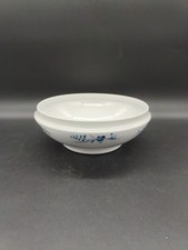 Saladier porcelaine Limoges Union Limousine décor floral bleu grand feu Vintage 