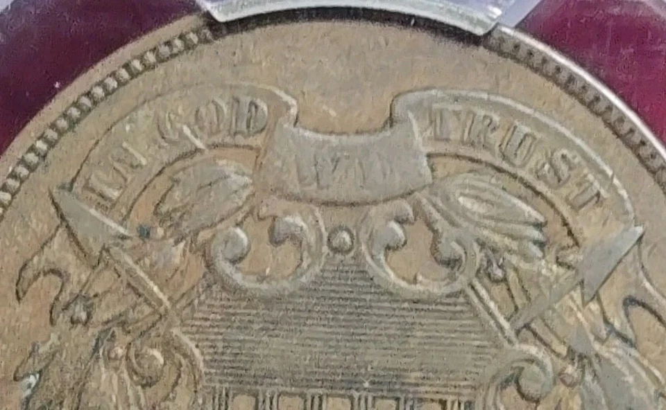 1867 2c. DDO FS 101 Doubled Die Obverse PCGS XF-40 - Image 3 of 4