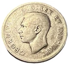1944 🇨🇦 Canada 25 Cents Silver Coin - Combined Shipping - Lot C76j