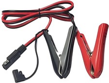 3.2FT 12V 14AWG Alligator Crocodile Clip to SAE Connector, Battery Charging Wire
