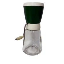 Federal Housewares Spice Nut Grinder Chopper Avocado Green Vintage 1 Cup