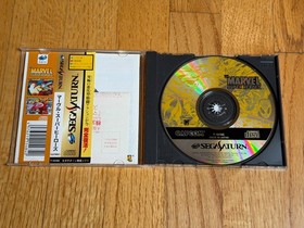 Marvel Super Heroes cib complete Sega Saturn JAPAN-Lock Ver
