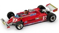 Brumm Ferrari 126 Ck G.Villeneuve 1981 N.27 Retired Italy Gp 1:43