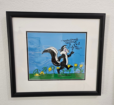 Pepe Le Pew ''Teeptoe through the tulips avec Moi'' 1989 Chuck Jones #135/500 GUC!