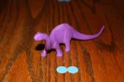 Toy Street (Marx) or Flintstones Ruby Edition Purple Brontosaurus - MPC