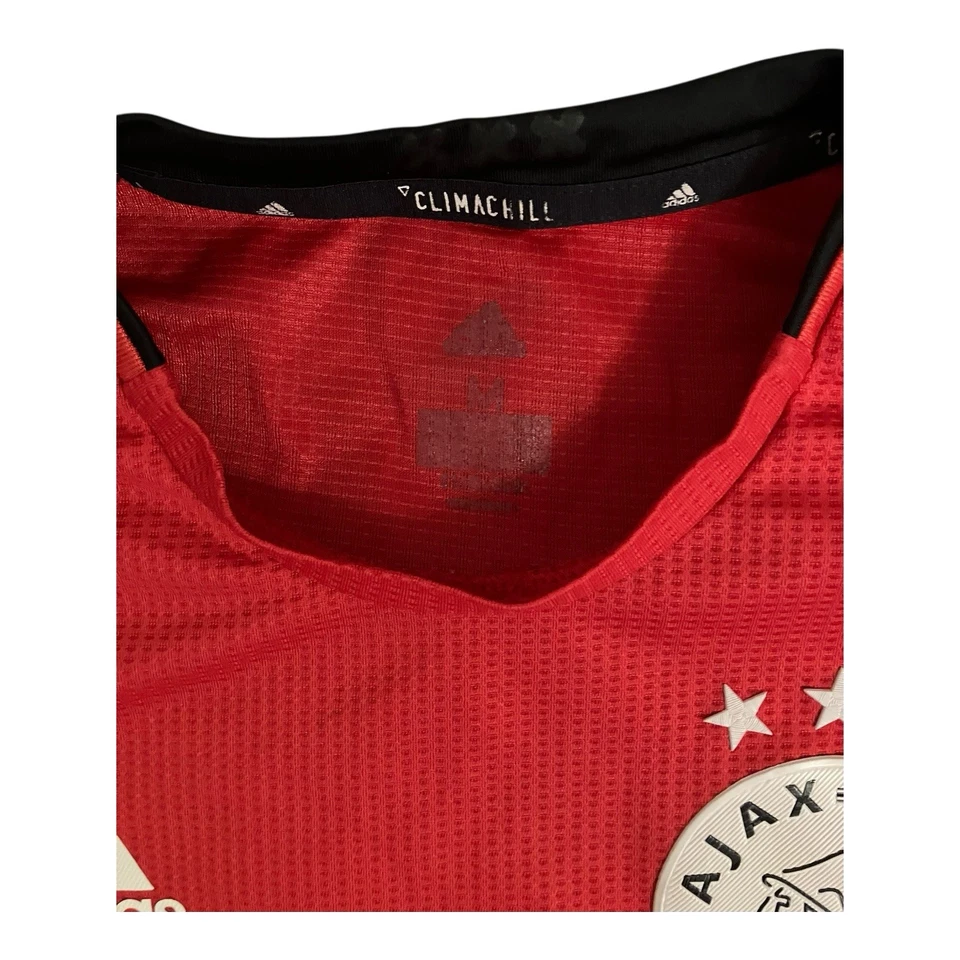 Ajax Amsterdam Trikot M Ziyech 22 Fußball Jungen (Herren ca. S) Weiß Rot Adidas - Bild 2 von 4