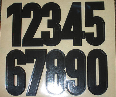 CINCINNATI Football Helmet Numbers Decals 1 1/2'' Inch FULL Sz 3M 20MIL
