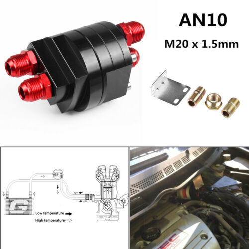 Universal Oil Filter Relocation Male An10 Fitting M20x1.5 Center