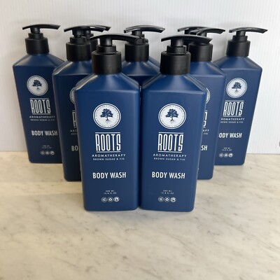 10x ROOTS Aromatherapy BODY WASH Brown Sugar & Fig 12.8oz Each 10 Bottles