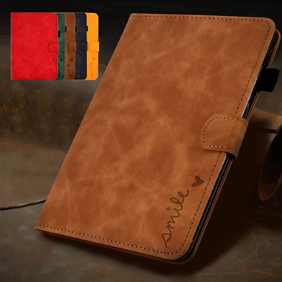 For iPad 10/9/8/7/6th Air 4 5 6 Pro 11 2024 Smart Flip Stand Leather Case Cover - Image 3 of 4