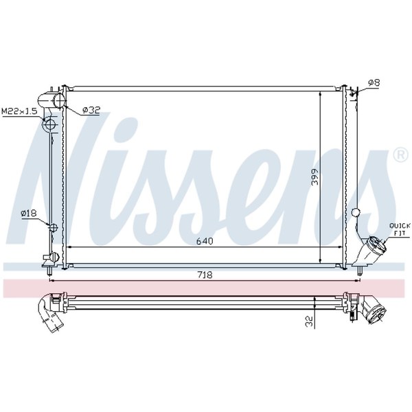 KüHler WasserküHler MotorküHler Passend FüR Peugeot 406 8B 1.8 16V 2.0 8E/F 8C-image