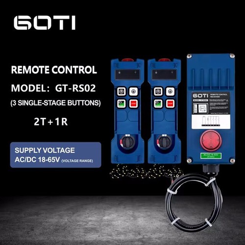 1PC for Hoist Crane Industrial Wireless Remote Control 2 Single Speed Buttons - Picture 9 of 23