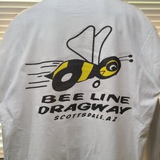 DRAG/GASSER/MIDGET/NASCAR Vintage Race T-shirt BEE LINE DRAGWAY Scottsdale, AZ.
