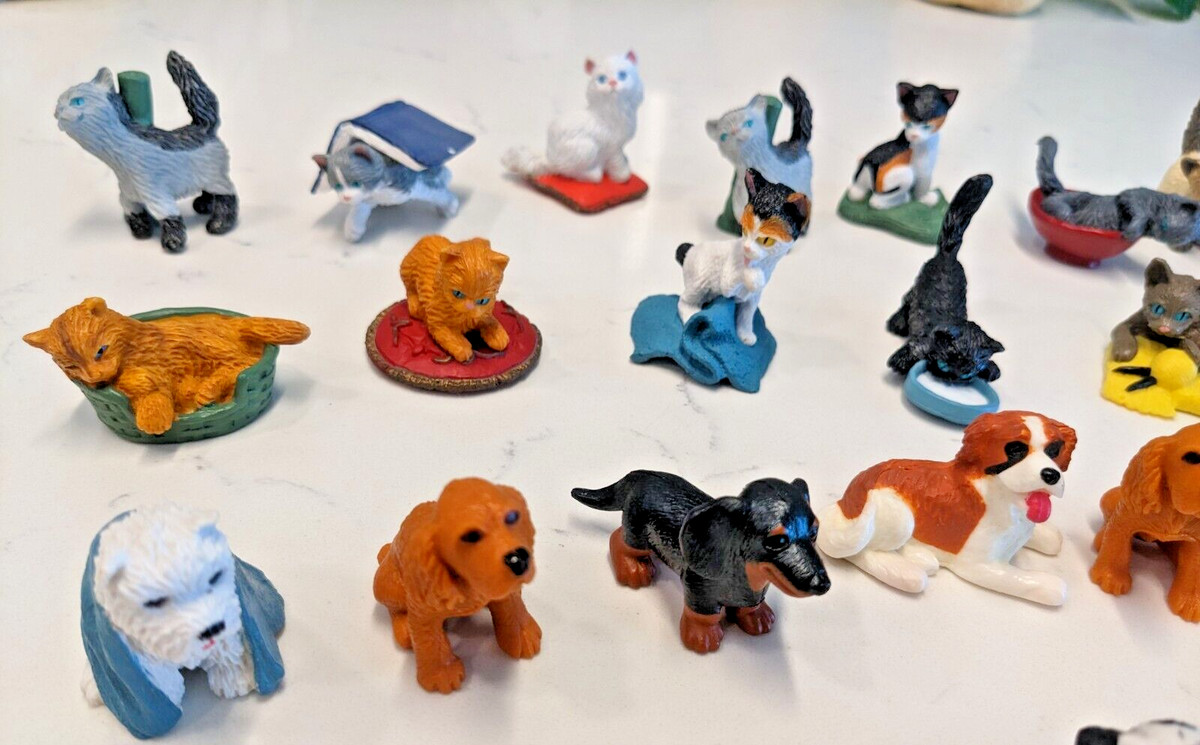 Vintage Large Lot Puppy In My Pocket MEG 1993 Dogs,Cats,Ribbons,Beds Vintage Large Lot Puppy In My Pocket MEG 1993 Dogs,Cats,Ribbons,Beds