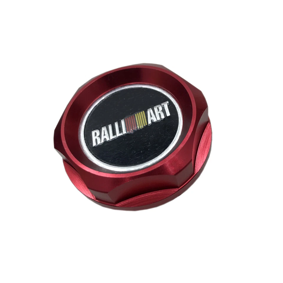 Chrome Ralli Art Alloy Metal Car Oil Filler Cap Racing Engine Tank Sump Cover - Image 4 of 4