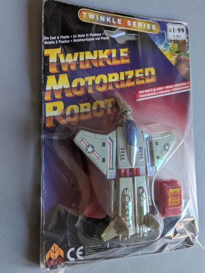 Vintage MC TOY Motorized Robot Twinkle Series (carded & sealed Very